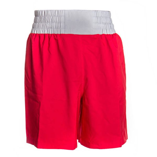 red boxing shorts