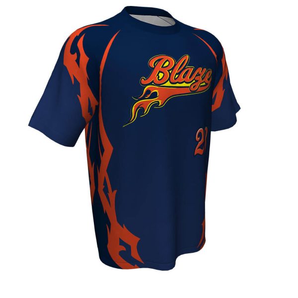 Blue And Orange Slowpitch Jersey