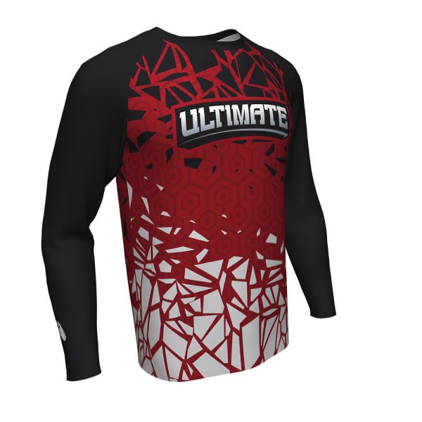 Black And Red Esports Long Sleeve Jerseys