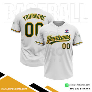 Custom Baseball 2 Button Jersey