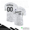 White Baseball Crew Neck Jersey