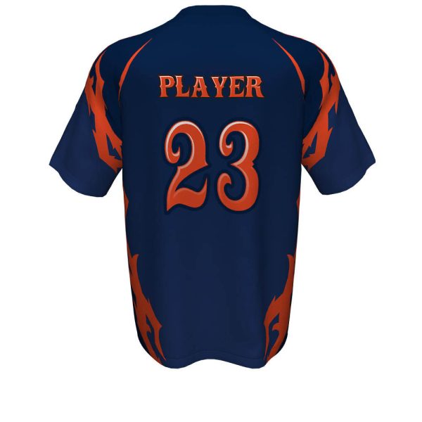 Blue And Orange Slowpitch Jersey - Image 3