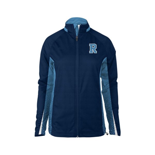 Blue Ladies Verge Warm-Up Full-Zip Jacket