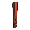 Black And Orange Ladies Verge Warm-Up Pants