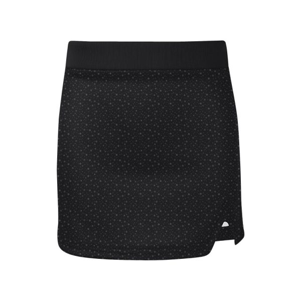 Black Cheer V-Notch Skirt