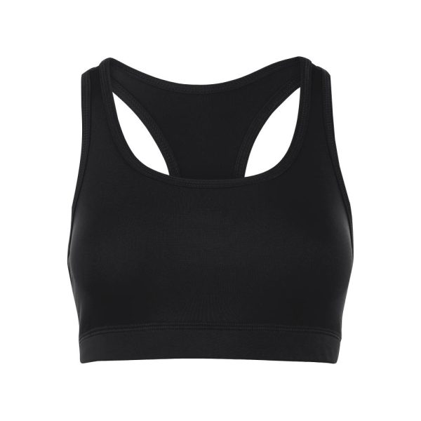 Black Cheer Sports Bra