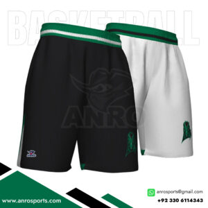 Black And White Reversible Basketball Shorts
