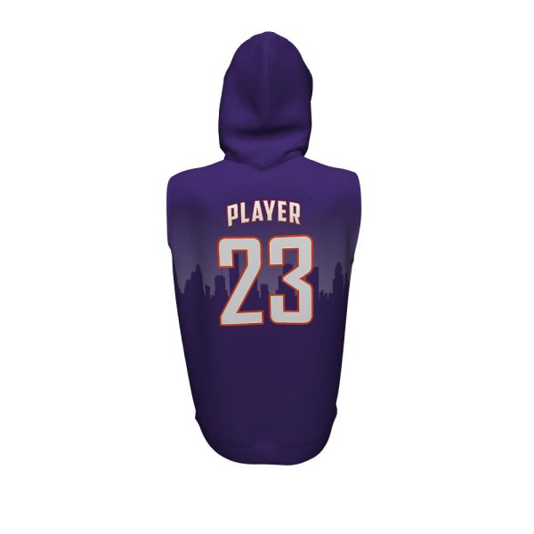 Purple Sleeveless Hoodie - Image 5