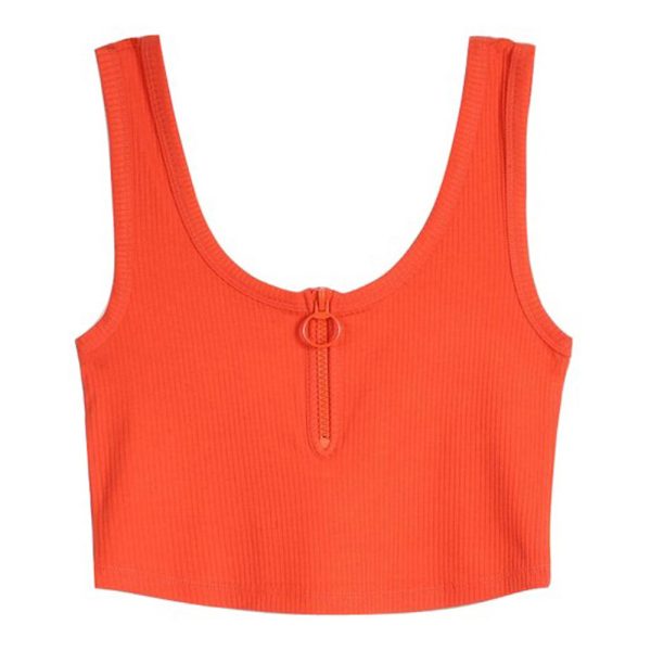 Orange Crop Top