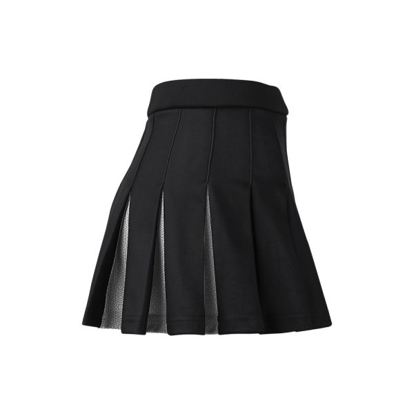 Black And Gray Cheer Pleated Skirt - Image 2