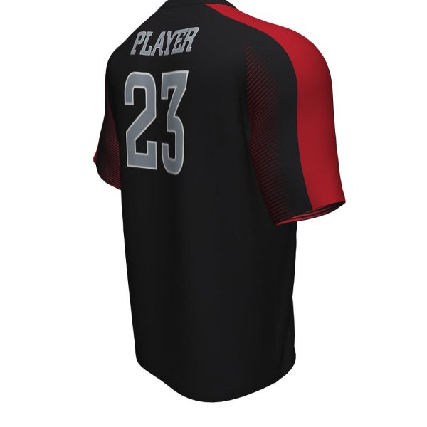 Black and Red Short Sleeve Shirt - Image 4