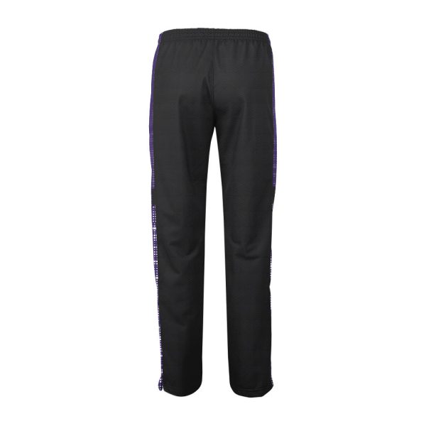 Black And Purple Ladies Verge Warm-Up Pants - Image 4