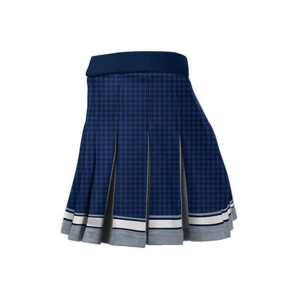 Blue And Gray Cheer Pleated Skirt - Image 2