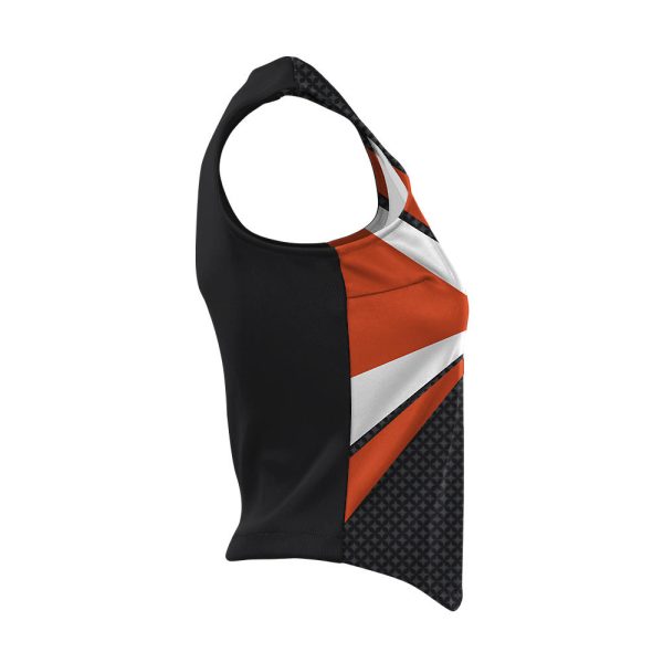 Black And Orange Cheer Modified Shell - Image 4