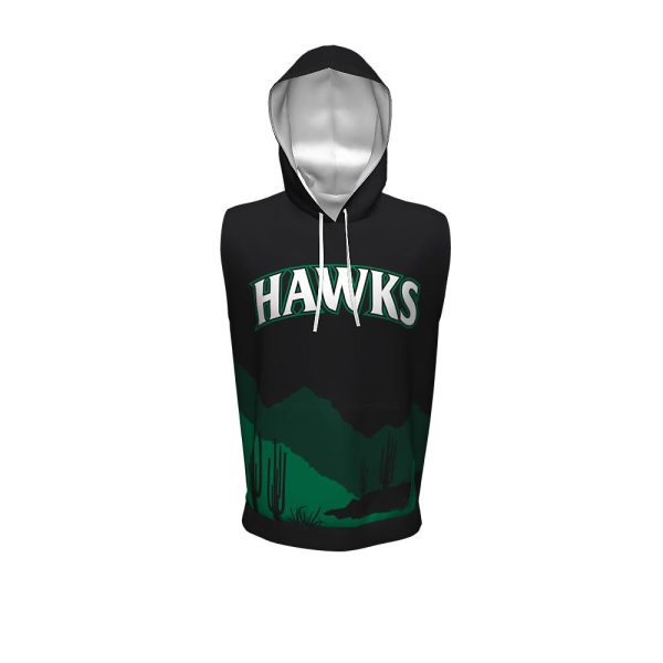 Green Sleeveless Hoodie - Image 5