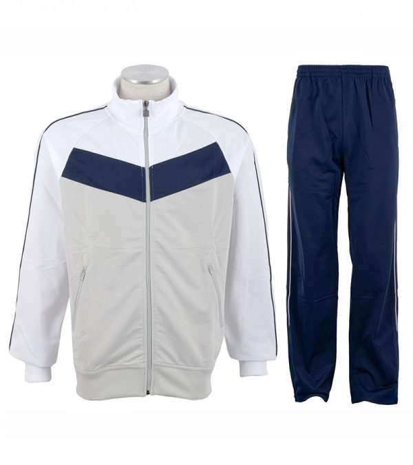 White and Blue Tracksuit