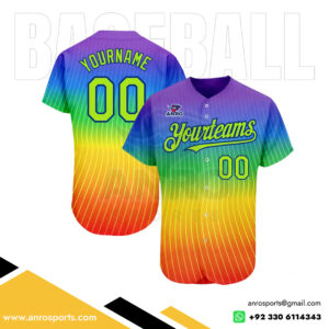 Custom Baseball Full Button Jersey