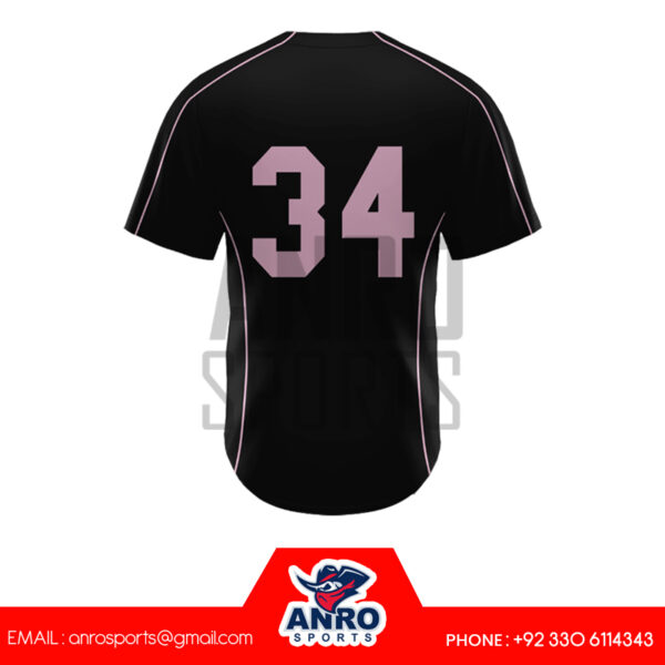 Full Button Baseball Jersey - Image 2