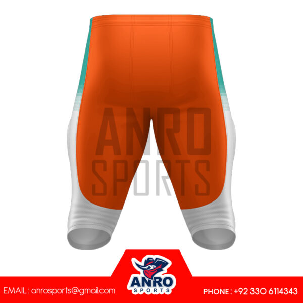 Orange American Football Uniform - Image 4