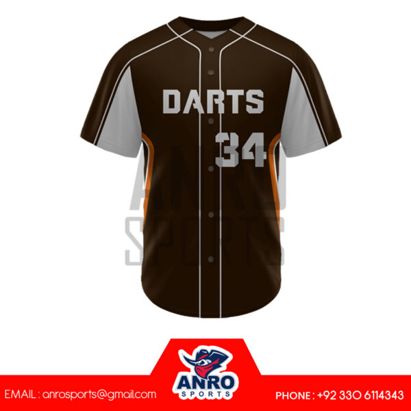 Custom Baseball Full Button Jersey