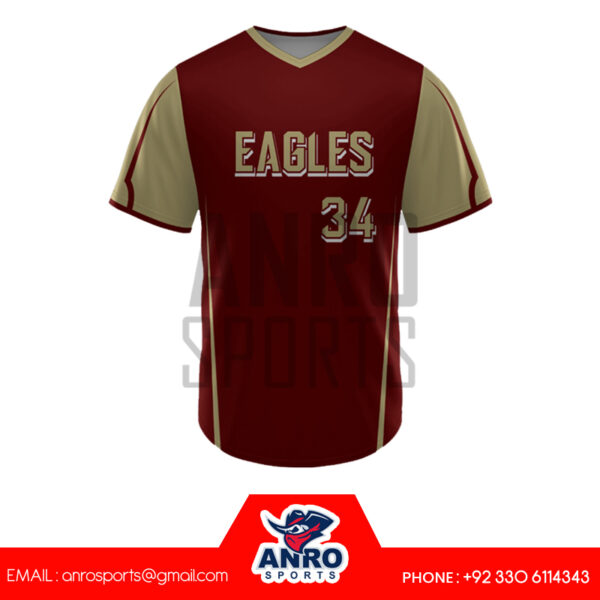 Custom Baseball V Neck Jersey