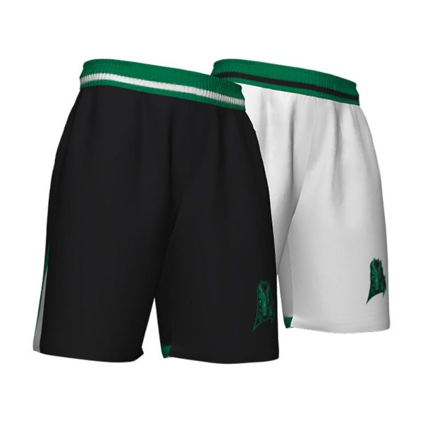 Black And White Reversible Basketball Shorts