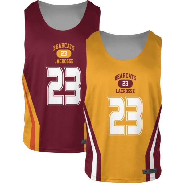 Red And Yellow Reversible Lacrosse Practice Jerseys