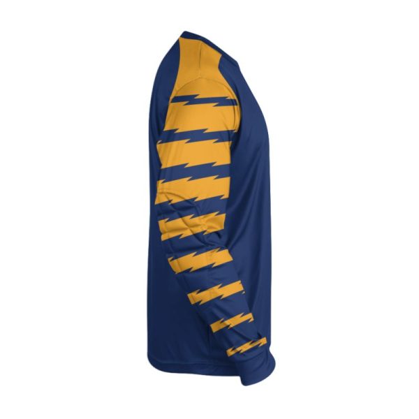 Blue And Yellow Soccer Goal Keeper Jerseys - Image 4