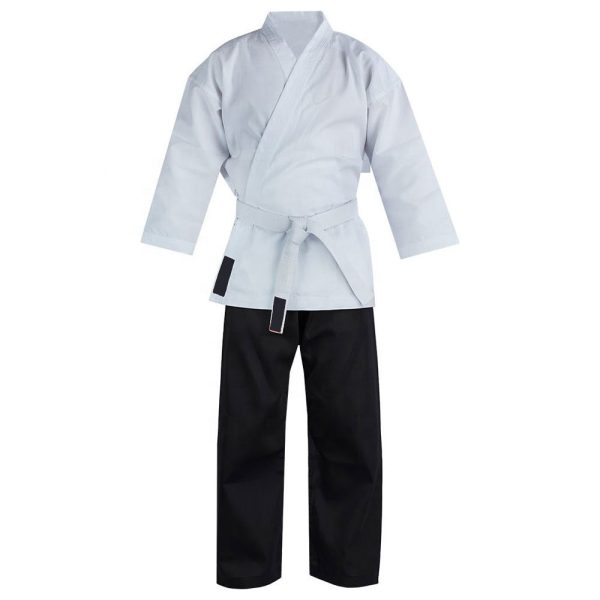 Black And White Karate Uniform