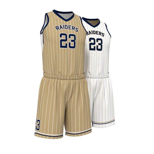 Men's Basketball Uniform Series Full V-Neck