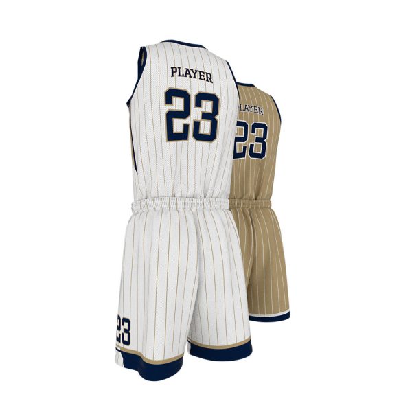 Men's Basketball Uniform Series Full V-Neck - Image 3