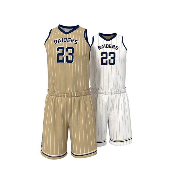 Men's Basketball Uniform Series Full V-Neck - Image 5