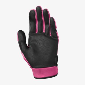 pink baseball gloves