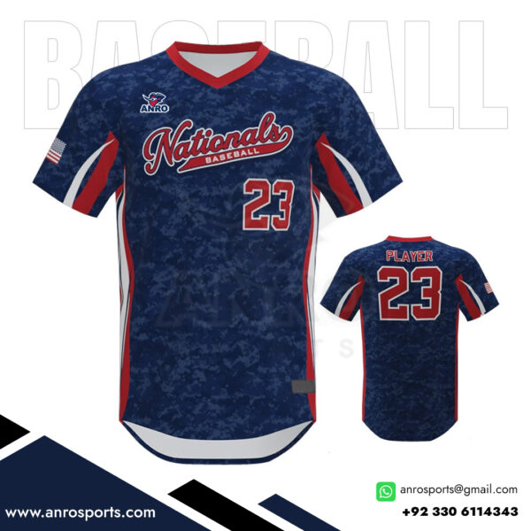 V Neck Baseball Jersey Manufacturers