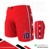 Red Ice Hockey Shorts