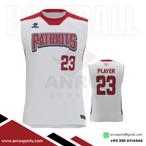 Men's Sleeveless Baseball Jerseys