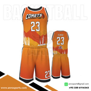 Custom Crew Neck Basketball Uniforms