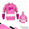 Pink Ice Hockey Hoodies