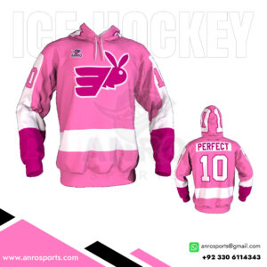 Pink Ice Hockey Hoodies