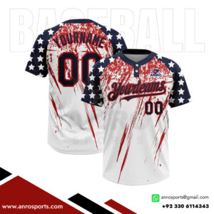 2 button baseball jersey