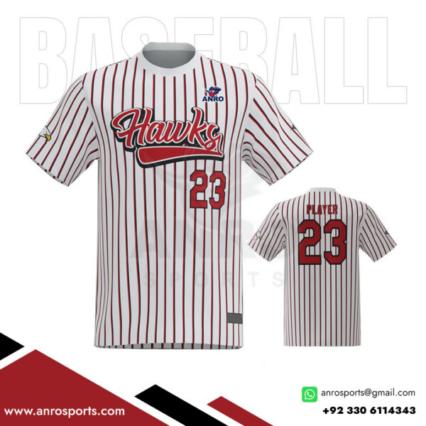 Crew Neck Baseball Jersey Custom