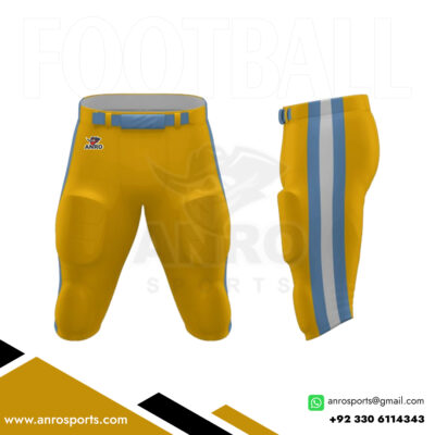 Yellow American Football Pants